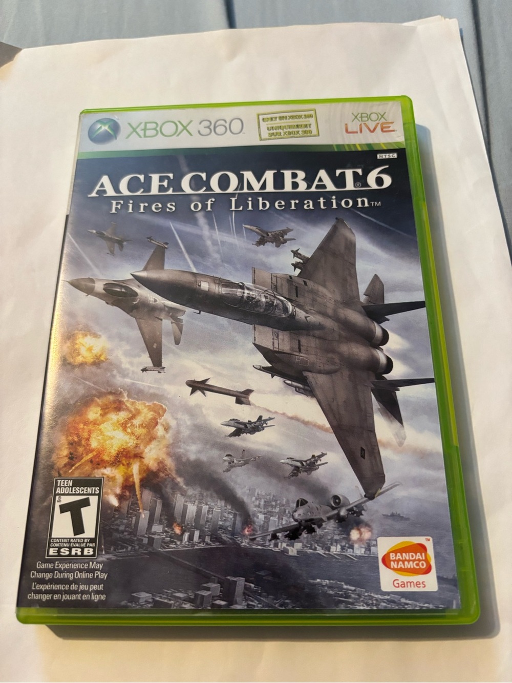 Xbox 360 Ace Combat 6 Fires Of Liberation CIB